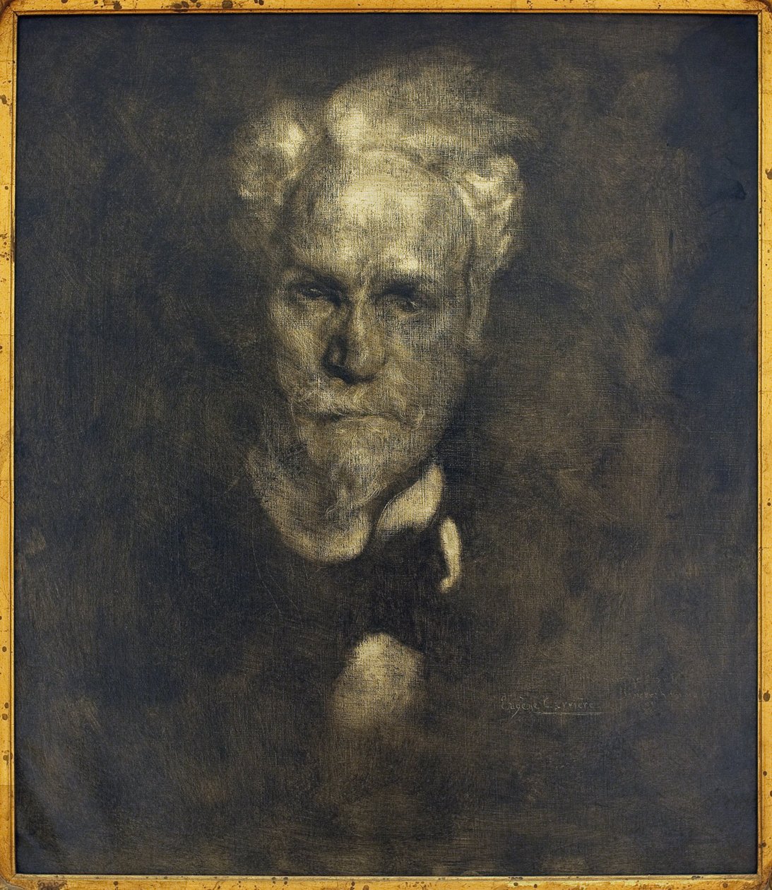 Porträtt av Henri Rochefort (1831-1913), före 1896 (olja på duk) av Eugène Carrière