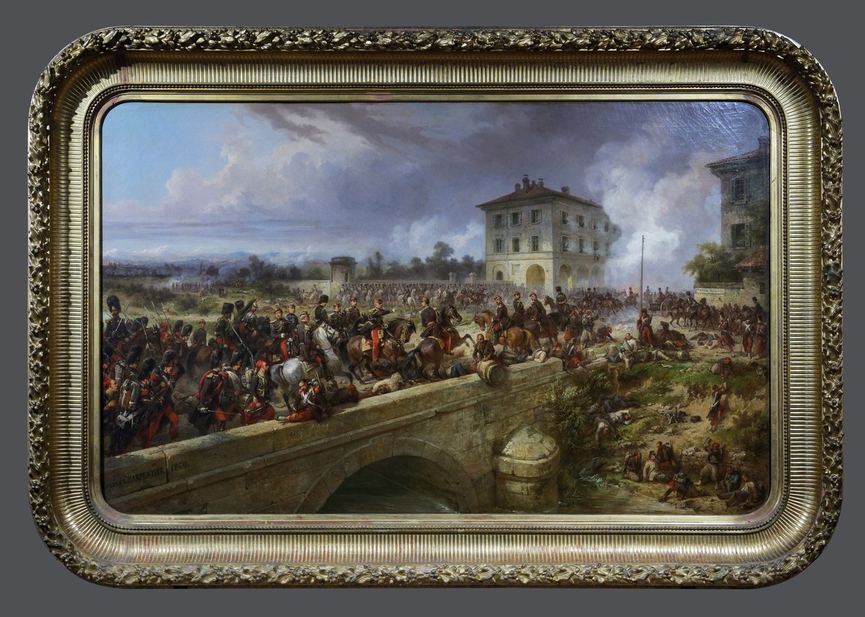 Imperialgardet vid Pont de Magenta, 4 juni 1859 av Eugene Charpentier