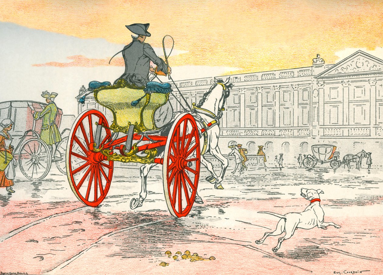 Enhästshay under Ludvig XV:s regeringstid av Eugene Courboin