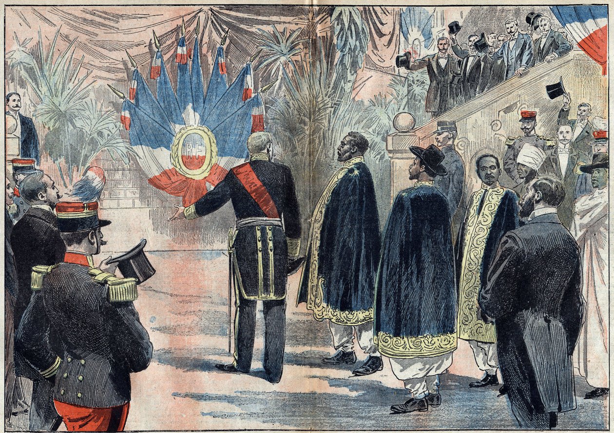 Firande av den 14 juli, Paris av Eugene Damblans