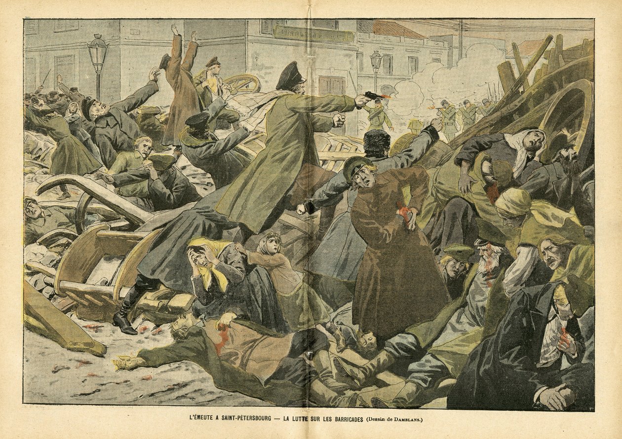 Illustration av Eugene Damblans (1865-1945) i Le Pelerin, 05/02/05 - L