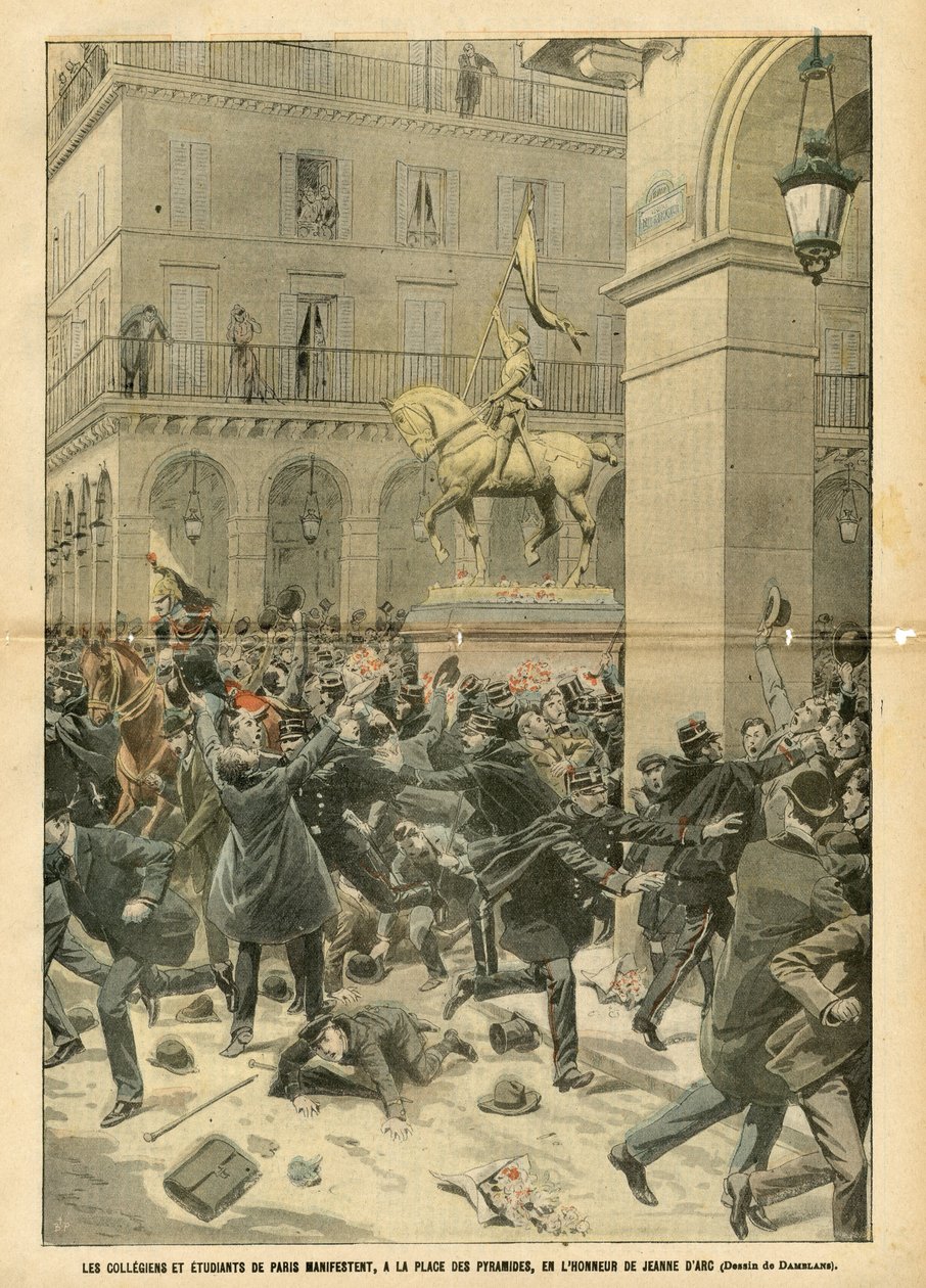 Illustration av Eugene Damblans (1865-1945) i Le Pelerin av Eugene Damblans