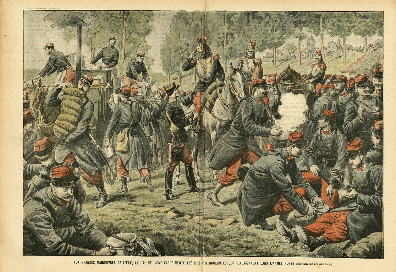 Illustration av Eugene Damblans (1865-1945) i Le Pelerin av Eugene Damblans