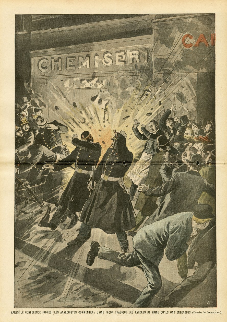 Illustration av Eugene Damblans (1865-1945) i Le Pelerin av Eugene Damblans
