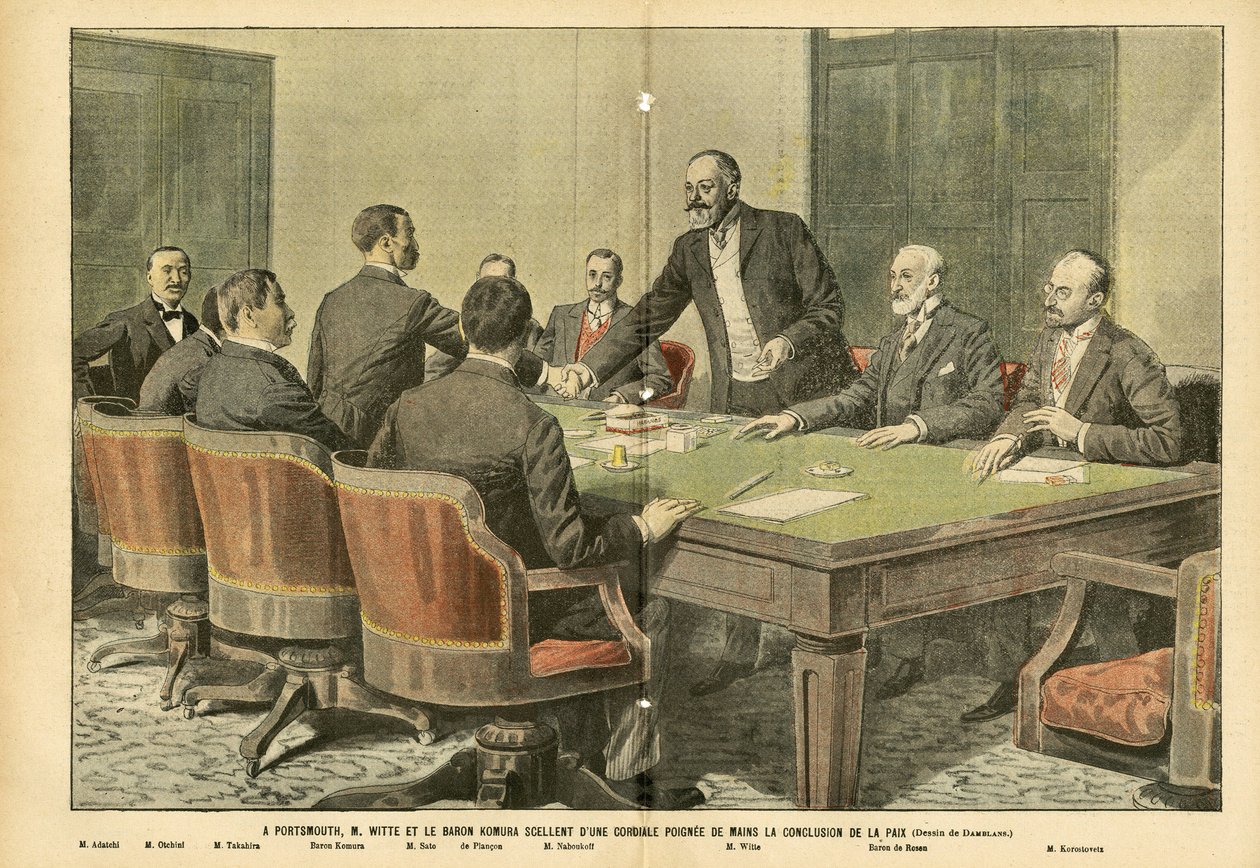 Illustration av Eugene Damblans (1865-1945) i Le Pelerin av Eugene Damblans