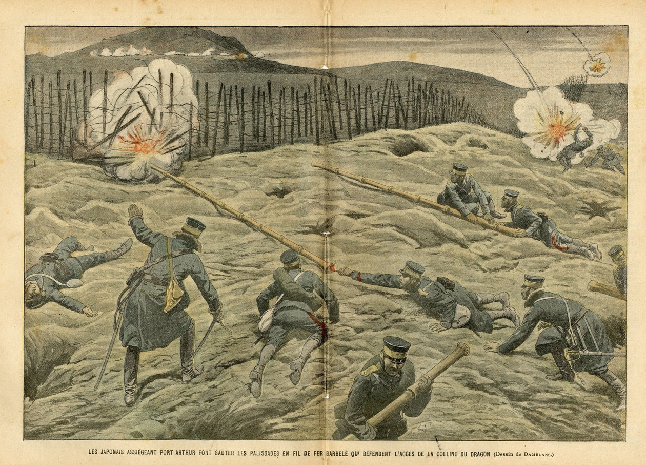 Illustration av Eugene Damblans (1865-1945) i Le Pelerin av Eugene Damblans