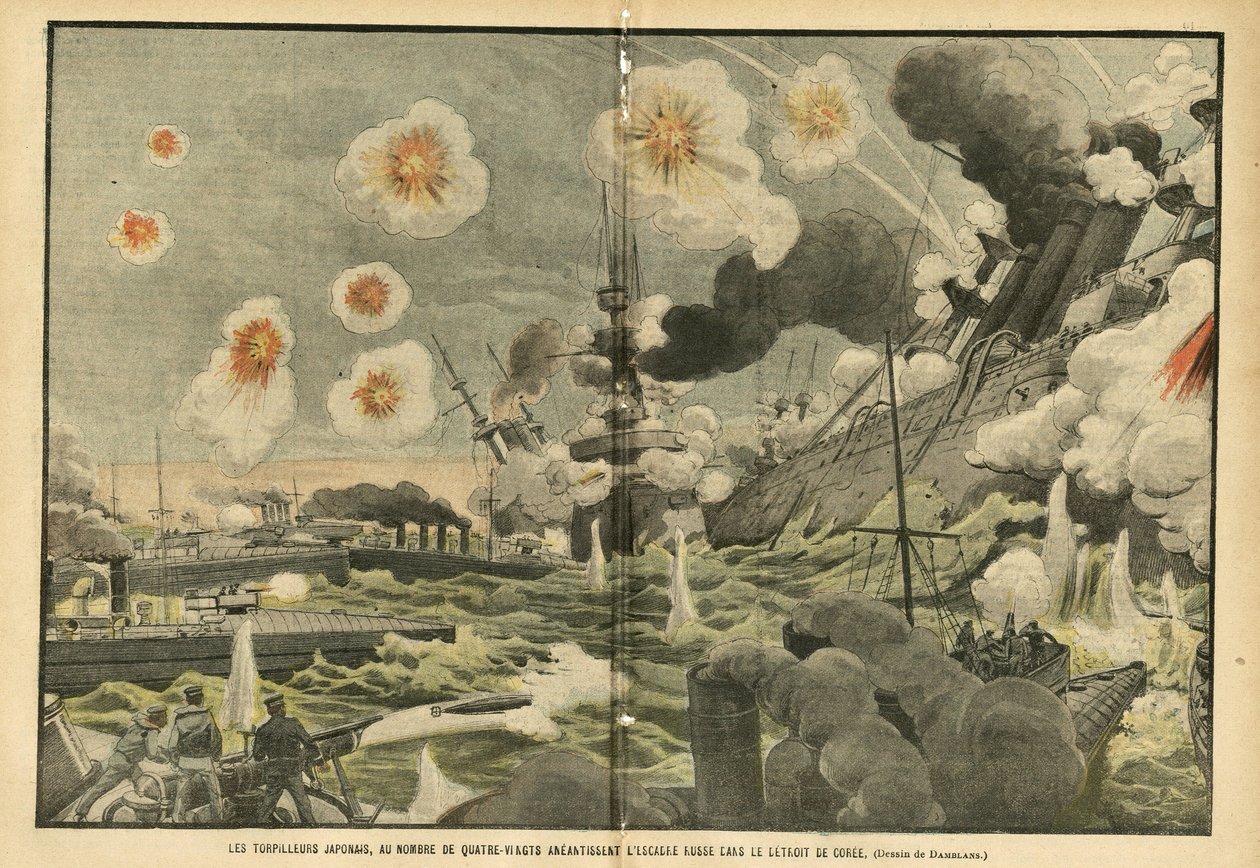 Illustration av Eugene Damblans (1865-1945) i Le Pelerin av Eugene Damblans