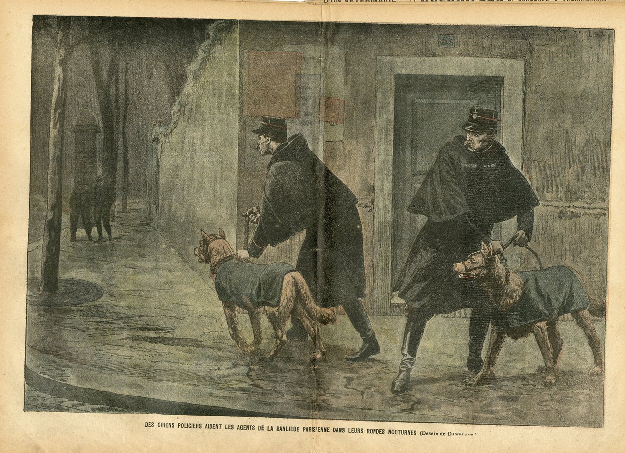 Illustration av Eugene Damblans (1865-1945) i Le Pelerin av Eugene Damblans