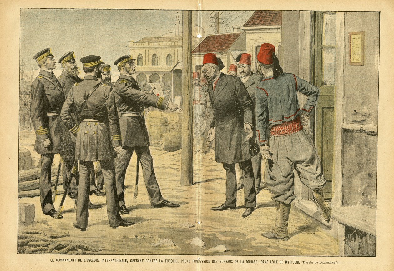 Illustration av Eugene Damblans (1865-1945) i Le Pelerin av Eugene Damblans