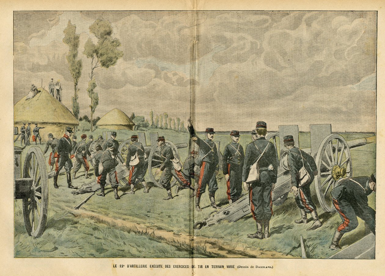 Illustration av Eugene Damblans (1865-1945) i Le Pelerin av Eugene Damblans