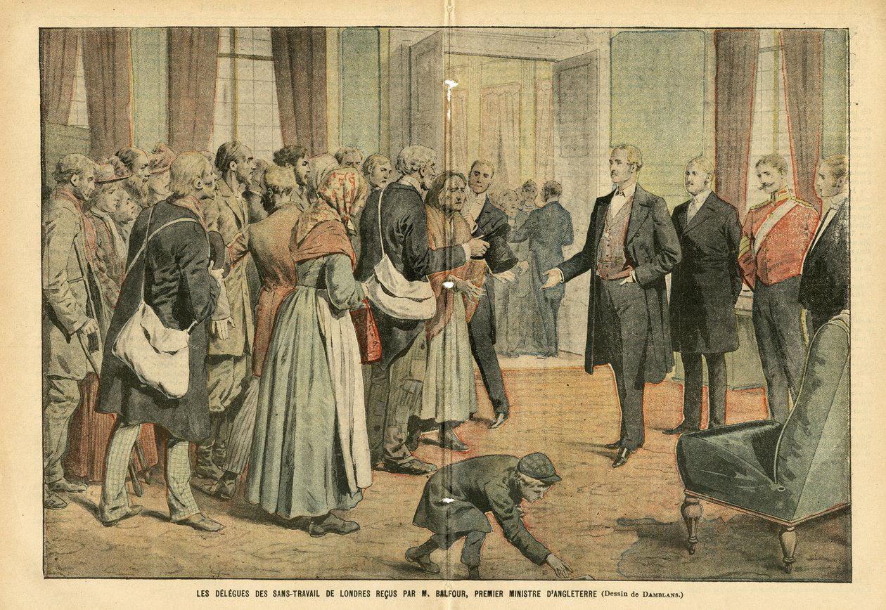 Illustration av Eugene Damblans (1865-1945) i Le Pelerin av Eugene Damblans