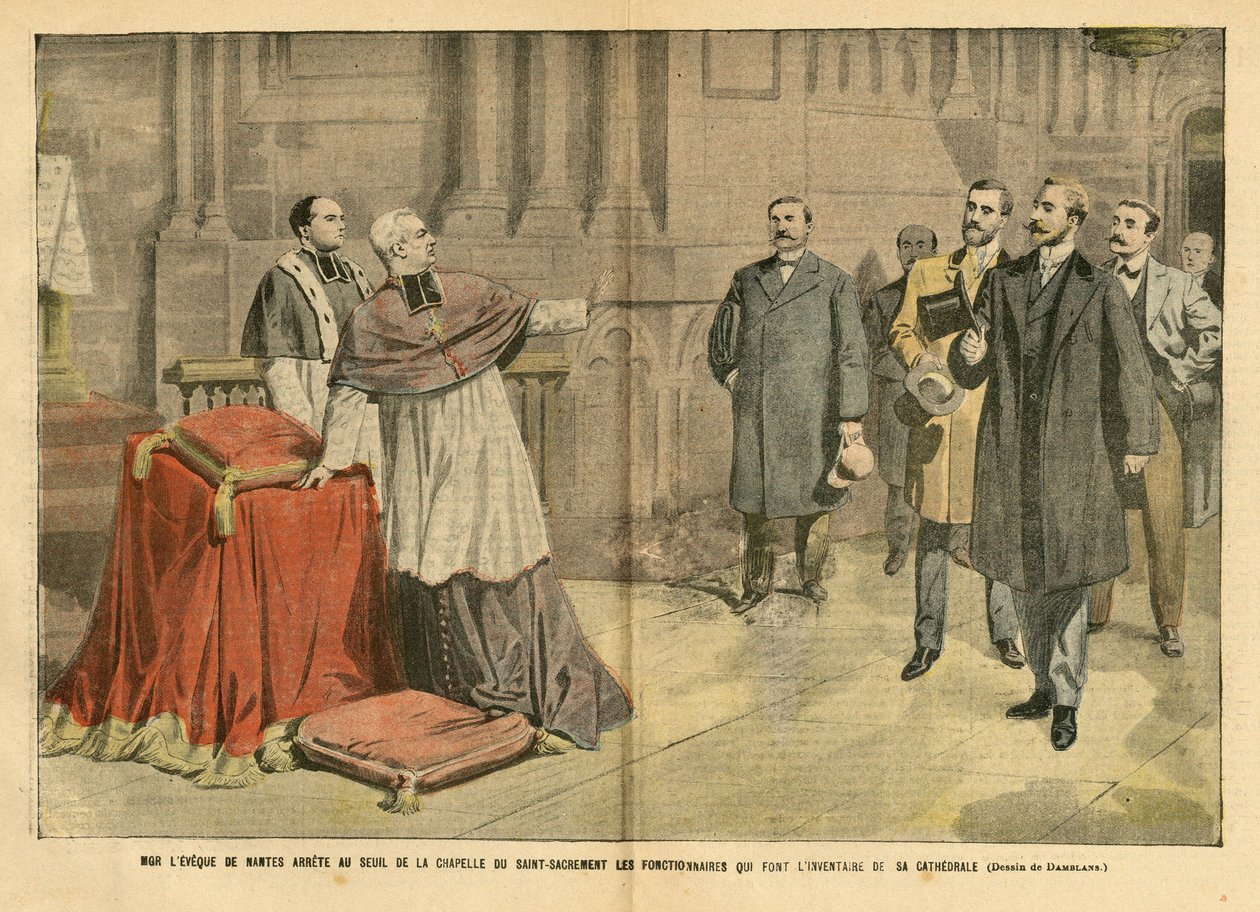 Illustration av Eugene Damblans (1865-1945) i Le Pelerin, 09/12/06 - MGR l