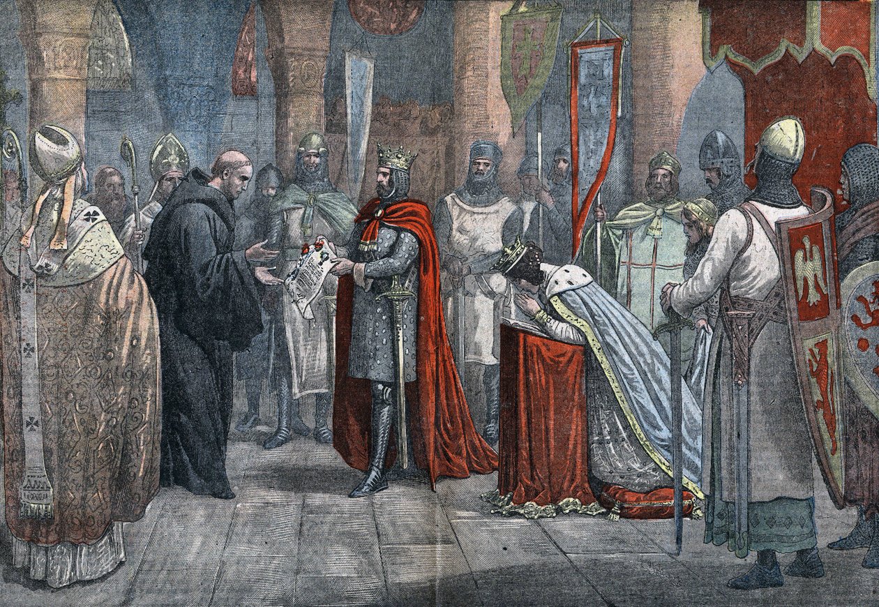 Ludvig VII den unge (1120 - 1180), kung av Frankrike, på väg till det tredje korståget med Alienor d