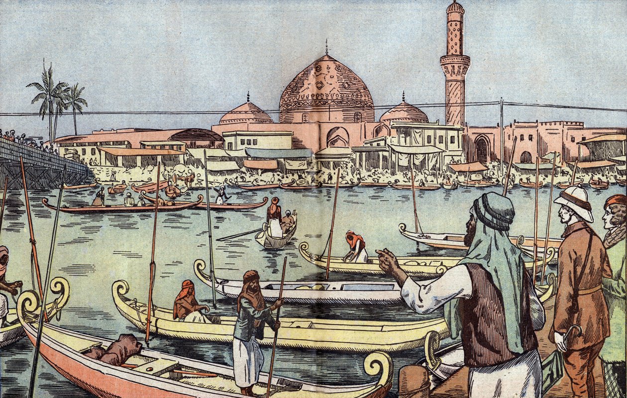 Mada Ashar, illustration av Damblans från franska tidningen "Le Pelerin" 29 januari av Eugene Damblans