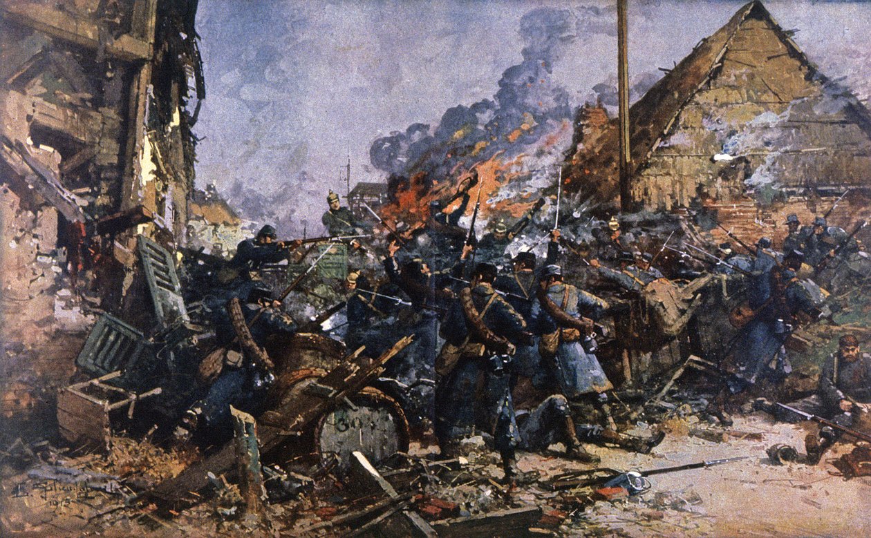 Strid i Arras av Eugene Galien Laloue