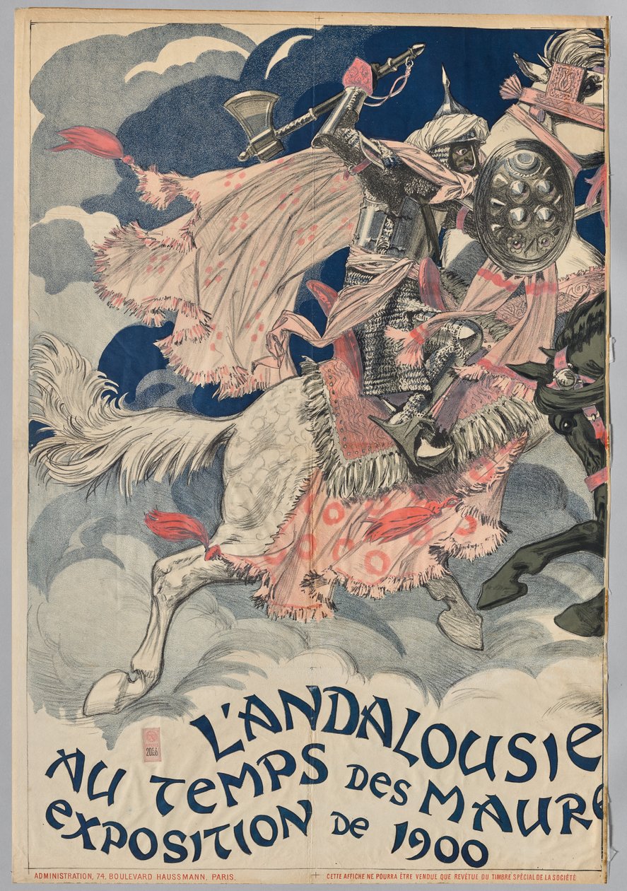 Andalusien vid morernas tid (vänster sida) av Eugene Grasset