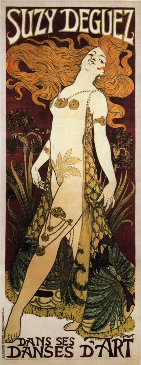 Suzy Deguez, 1905 av Eugene Grasset