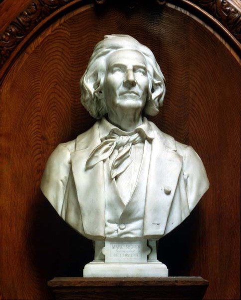 Porträttbyst av Marc Seguin (1786-1875) arkitekt och ingenjör av Eugene Guillaume