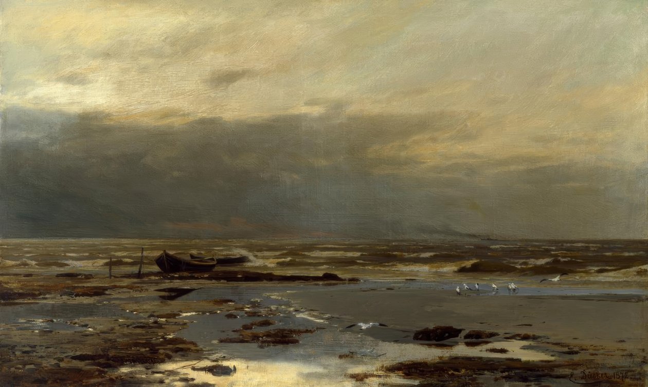 E.Dücker, På Östersjöns strand av Eugene Gustav Dücker