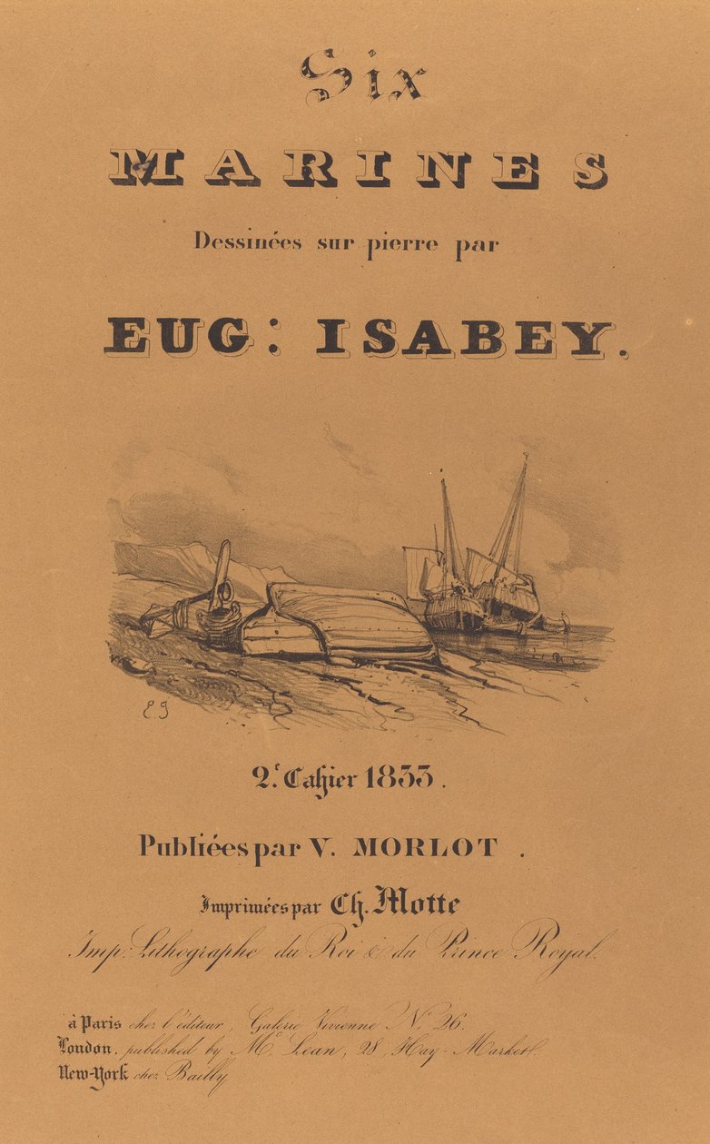 Sex marinsoldater av Eugene Isabey