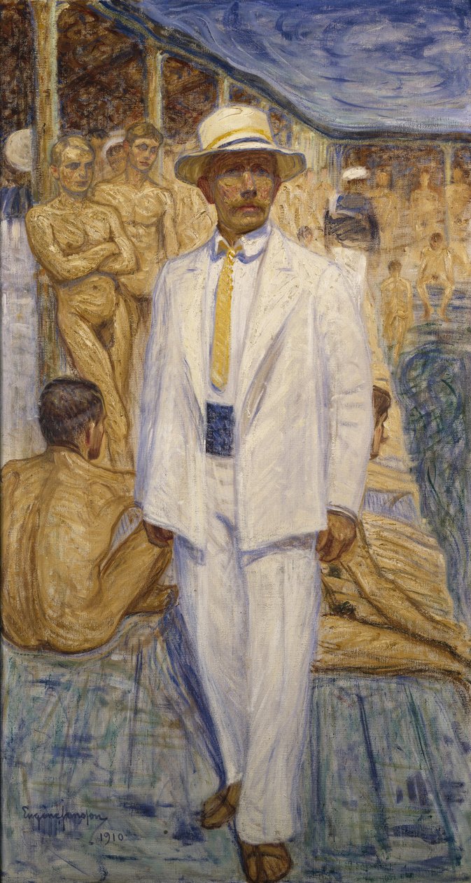 Självporträtt av Eugène Jansson