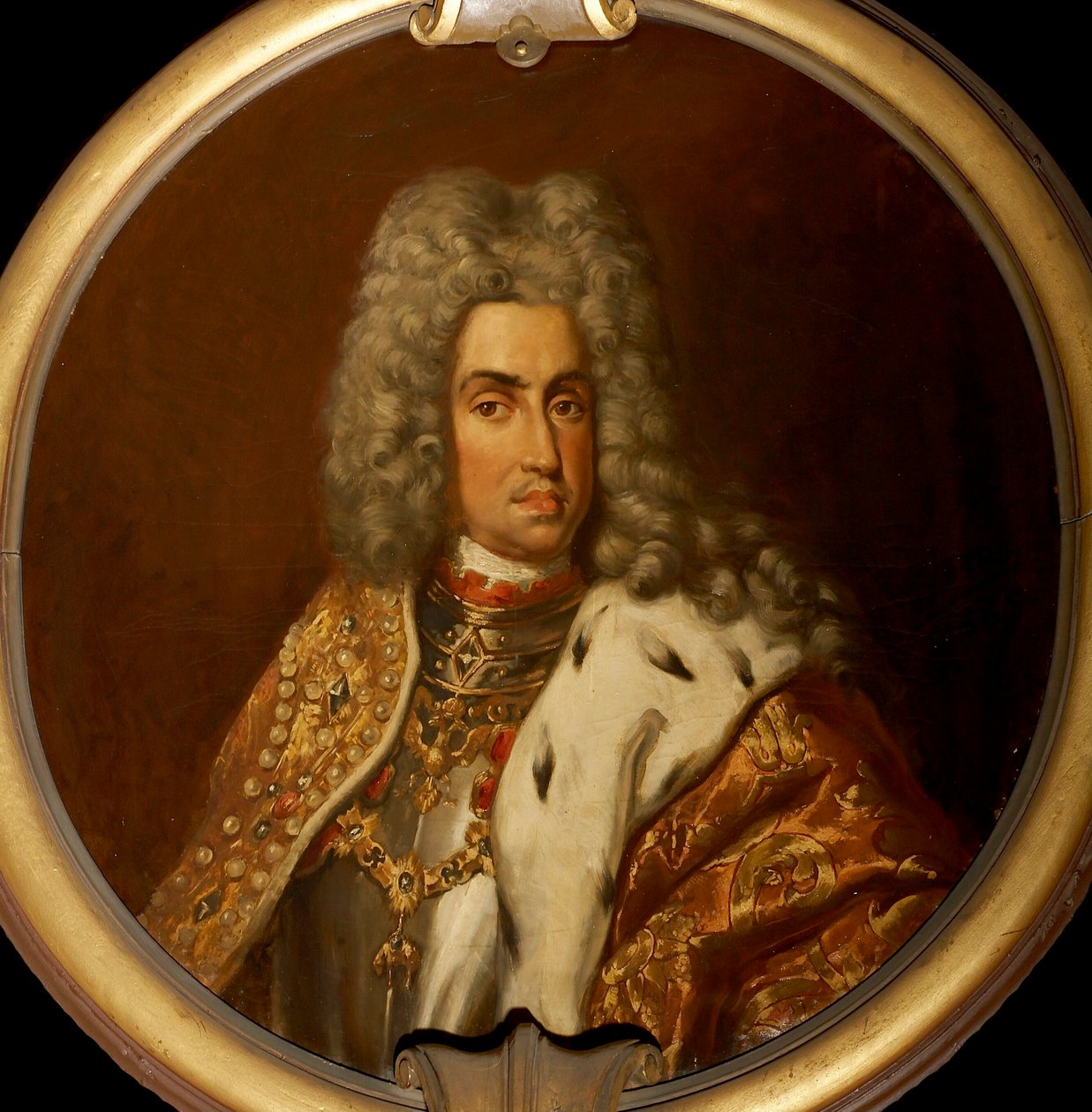 Porträtt av Karl VI 1685-1740, den helige romerske kejsaren, 1885. av Eugene Joors
