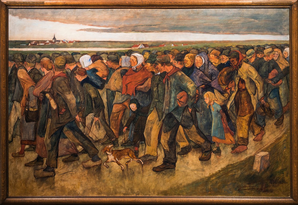 Emigranterna, av Eugene Laermans (1864-1940) av Eugene Laermans