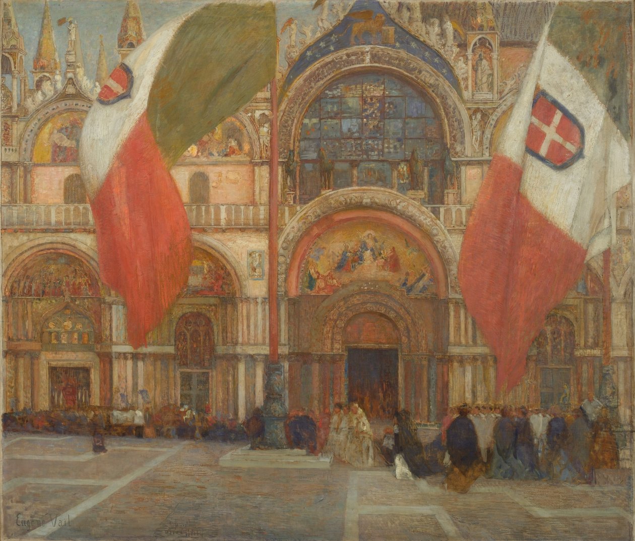 Festdag i Venedig, ca 1904 av Eugene Lawrence Vail