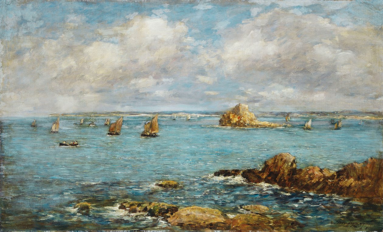 Bay of Douarnenez; Douarnenezbukten, 1897 av Eugene Louis Boudin