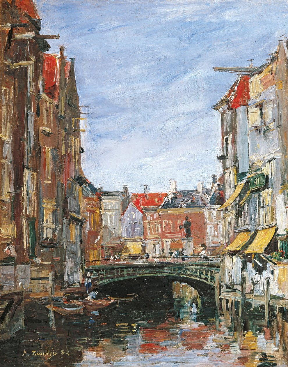 La Place Ary Scheffer, Dordrecht av Eugene Louis Boudin