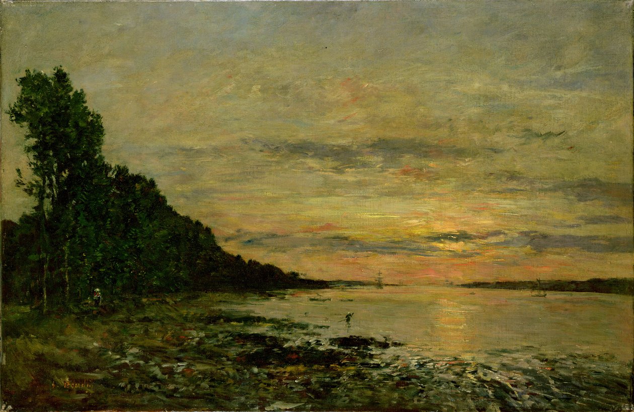 Plougastel-Daoulas, ca 1870-73 (olja på duk) av Eugene Louis Boudin