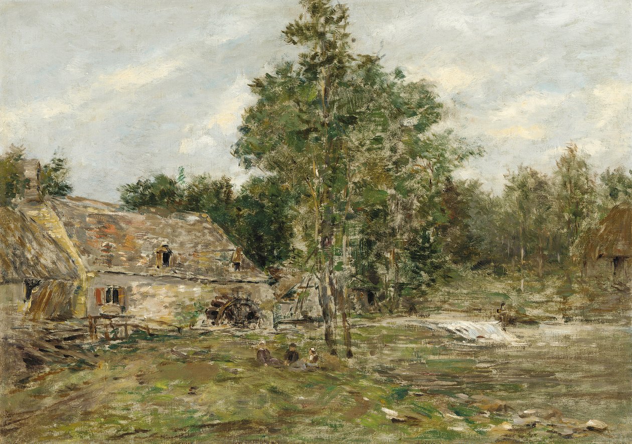 Saint-Cenery, bruket, ca 1890-92 av Eugene Louis Boudin