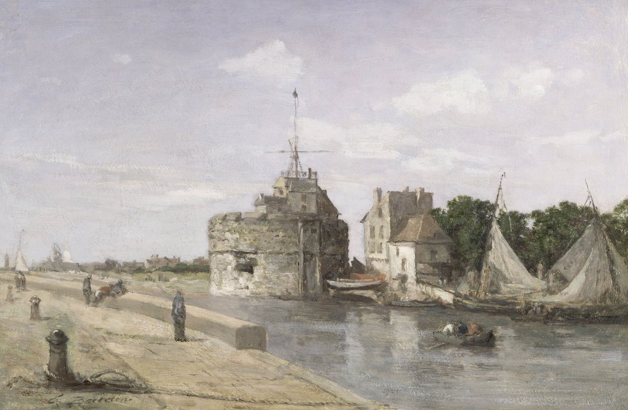 Frans I:s torn i Le Havre, c.1854 av Eugene Louis Boudin