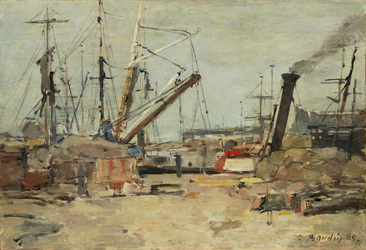 Trålarna, 1885. av Eugene Louis Boudin