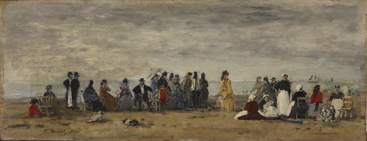 Trouville av Eugene Louis Boudin
