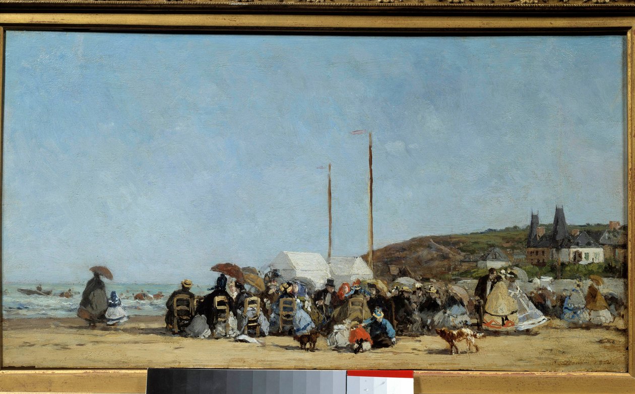Trouville Beach av Eugene Louis Boudin