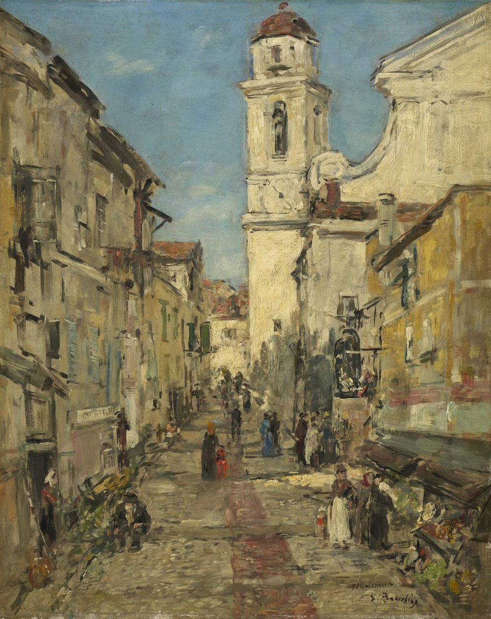 Villefranche, ca 1892 av Eugene Louis Boudin