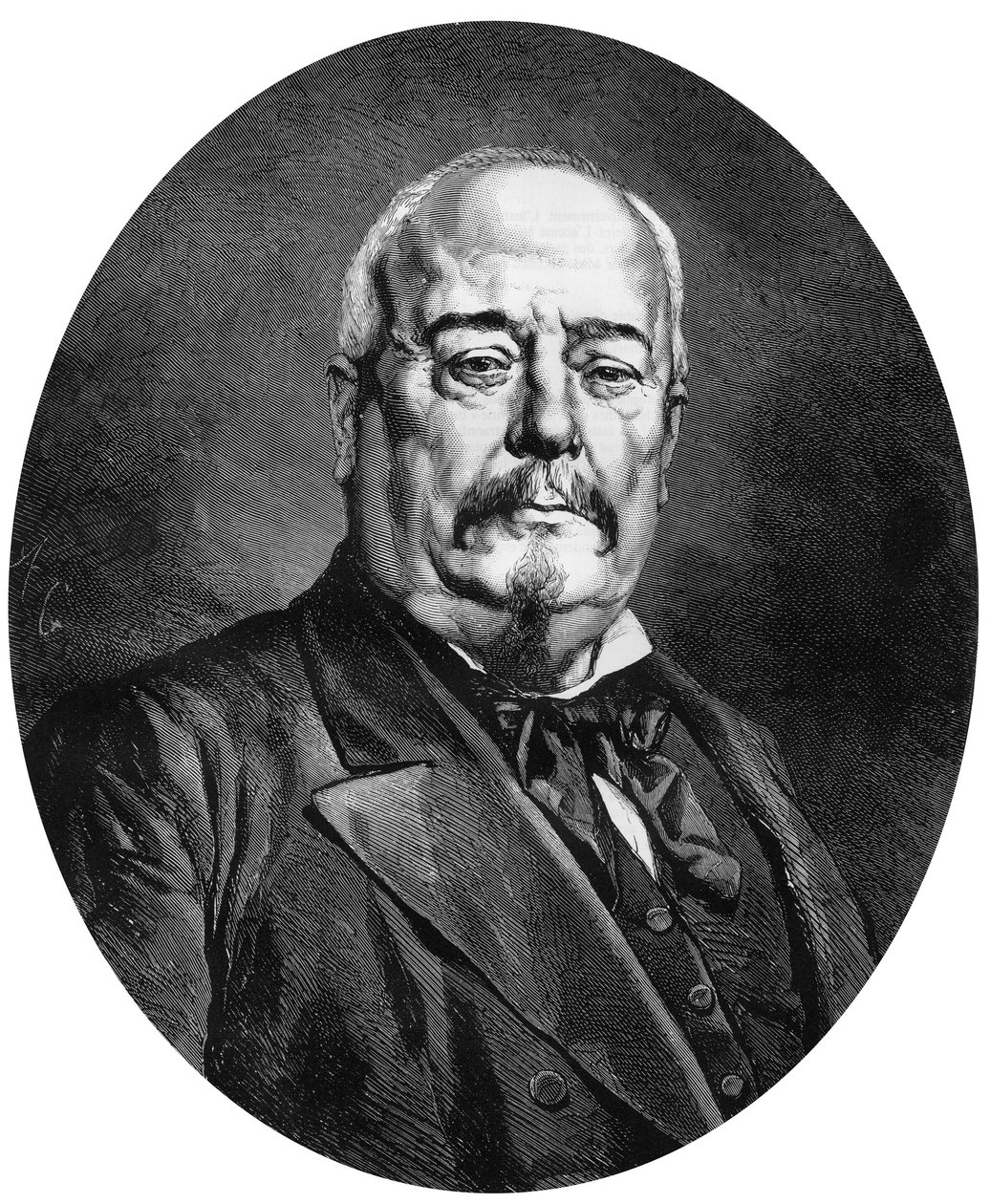 Francois-Achille Bazaine, gravyr efter foto av Maunoury av Eugene Manoury