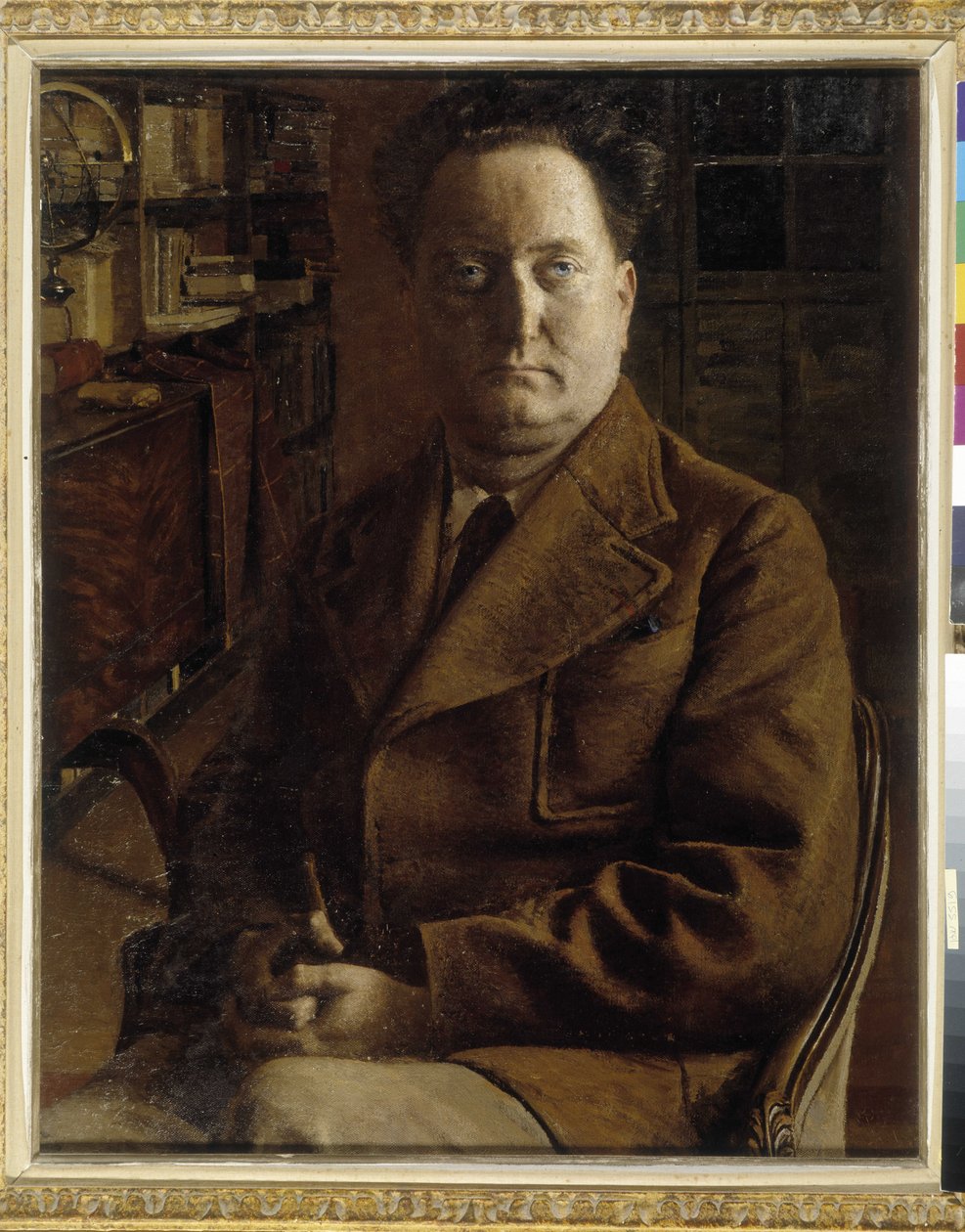 Porträtt av författaren Jean Giono (1895-1970) av Eugene Martel
