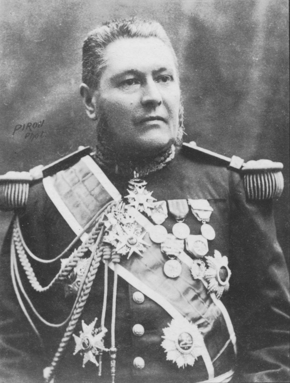 Amiral Bienaime, c1893 av Eugene Pirou