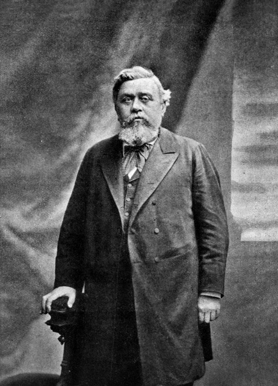 Armand Fallieres (1841-1932) preisdent i franska senaten 1899-1906 och därefter president i franska republiken 1906-1913 av Eugene Pirou