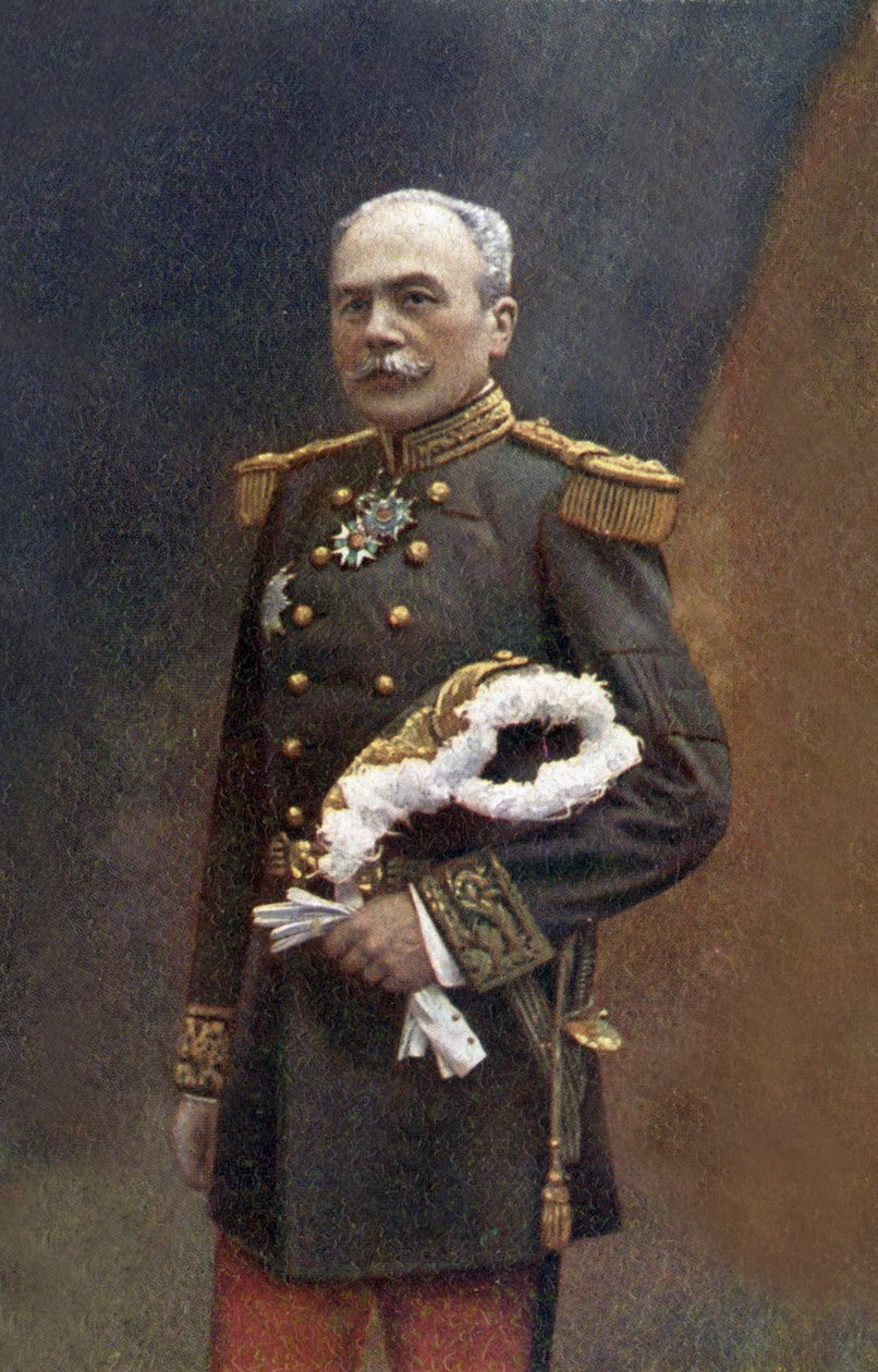 Fernand de Langle de Cary (1849-1927) fransk officer under första världskriget (Verdun), foto av Eugene Pirou av Eugene Pirou