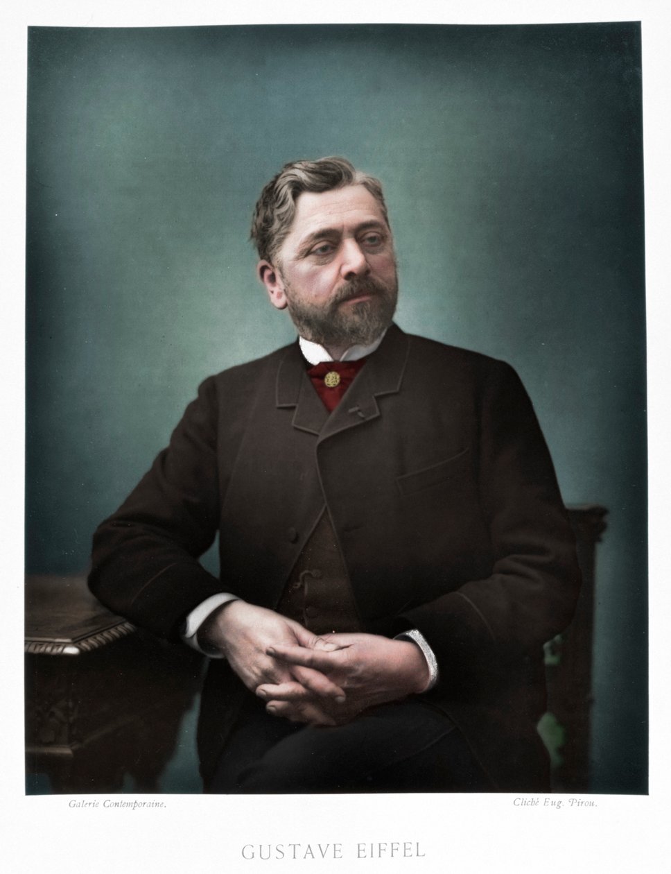 Gustave Eiffel, fransk ingenjör, 1880 av Eugene Pirou