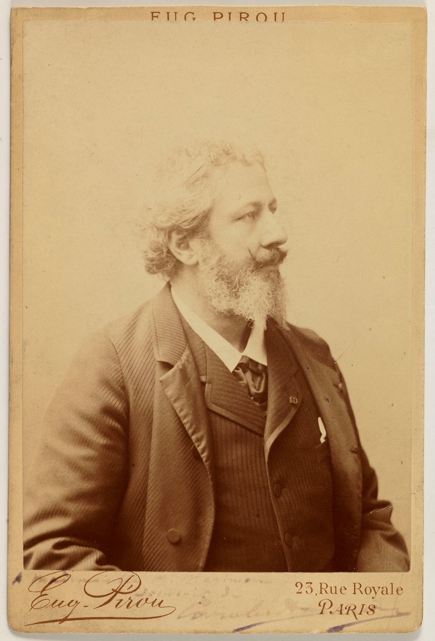Porträtt av Carolus Duran (1837-1917), målare av Eugene Pirou