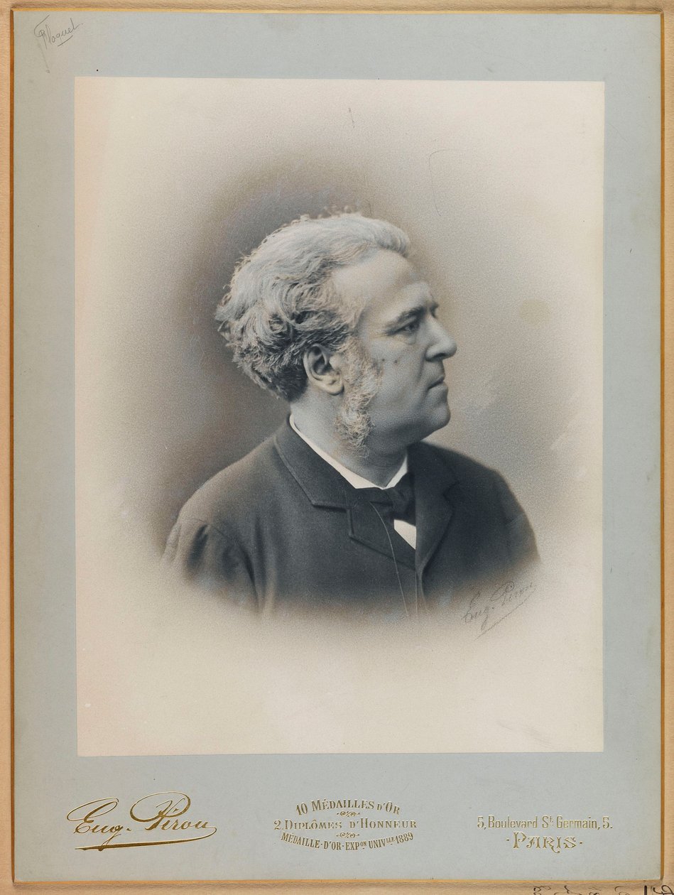 Porträt von Floquet (Charles Thomas), (1828-1896), Anwalt und Politiker av Eugene Pirou