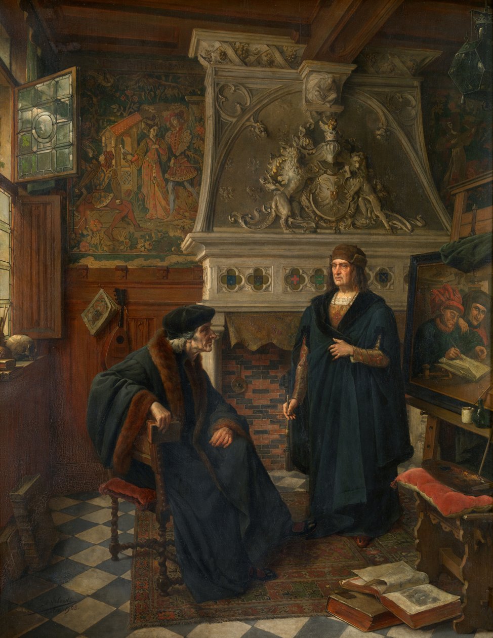 Erasmus och Quinten Massijs av Eugene Siberdt