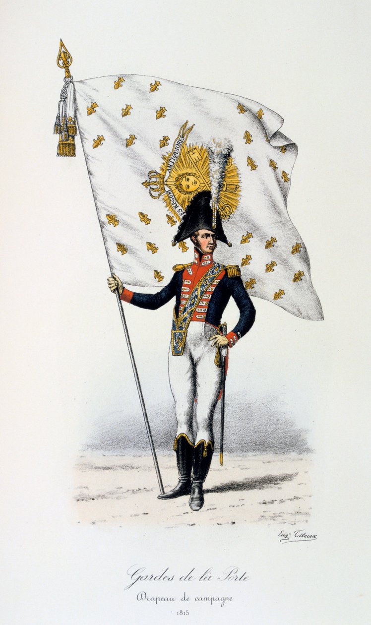 Portvakter, kampanjflagga, 1815 av Eugene Titeux