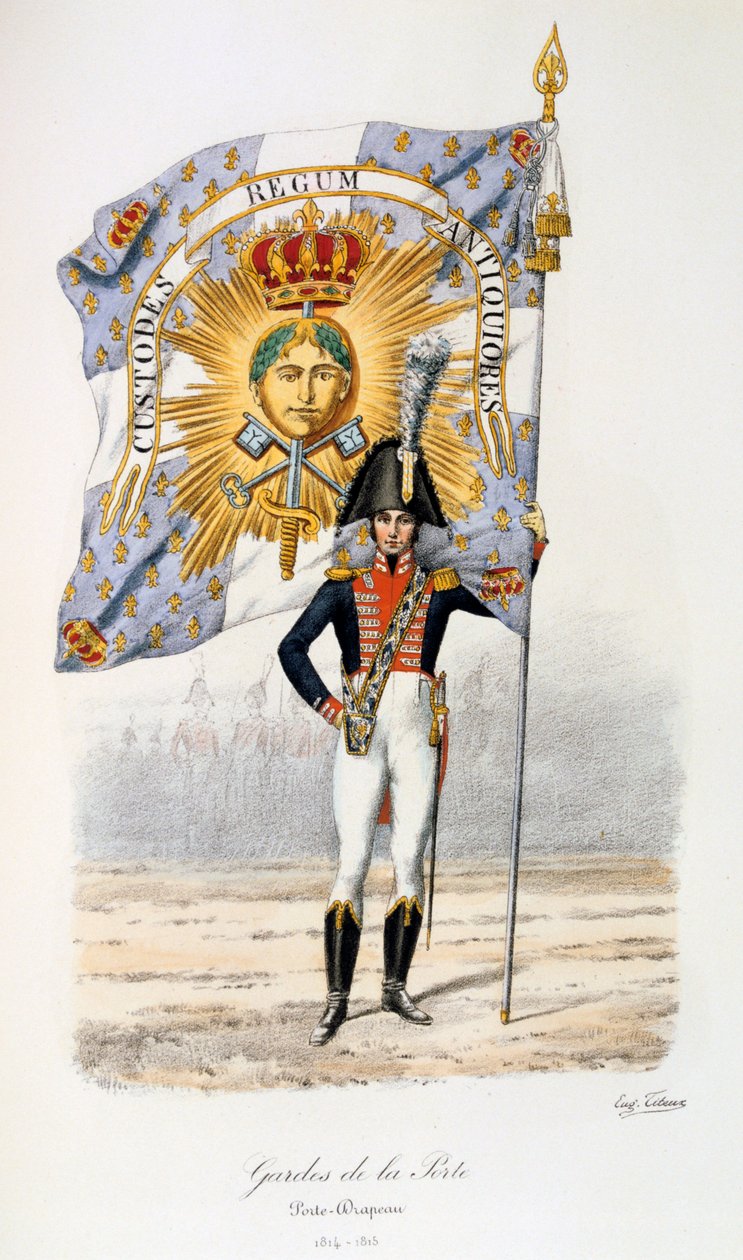 Portvakter, flaggbärare, 1814-15 av Eugene Titeux