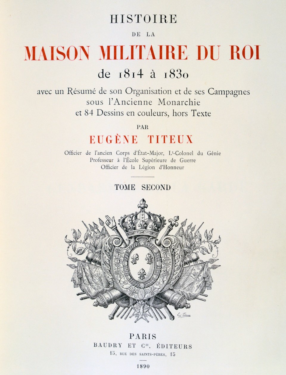 Titelsida av Eugene Titeux