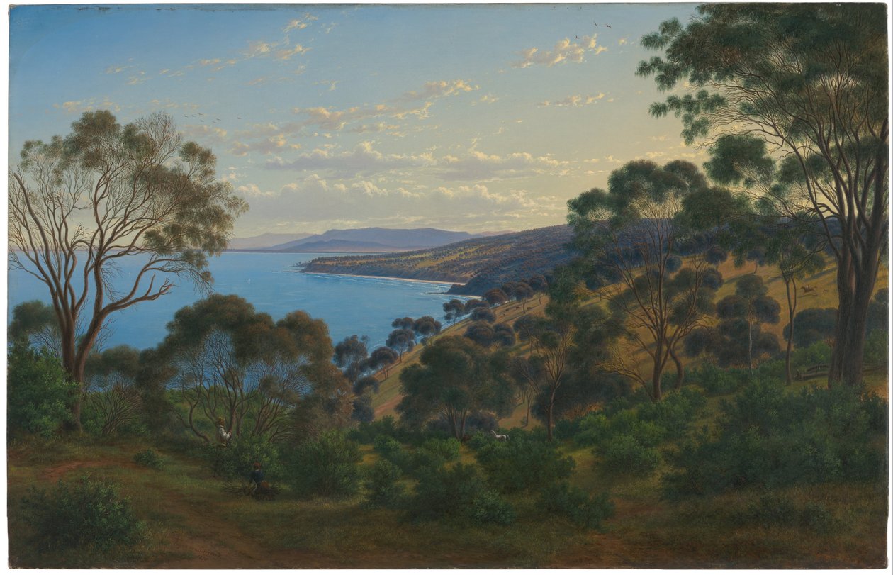 Dandenong Ranges från "Beleura" av Eugene von Guérard
